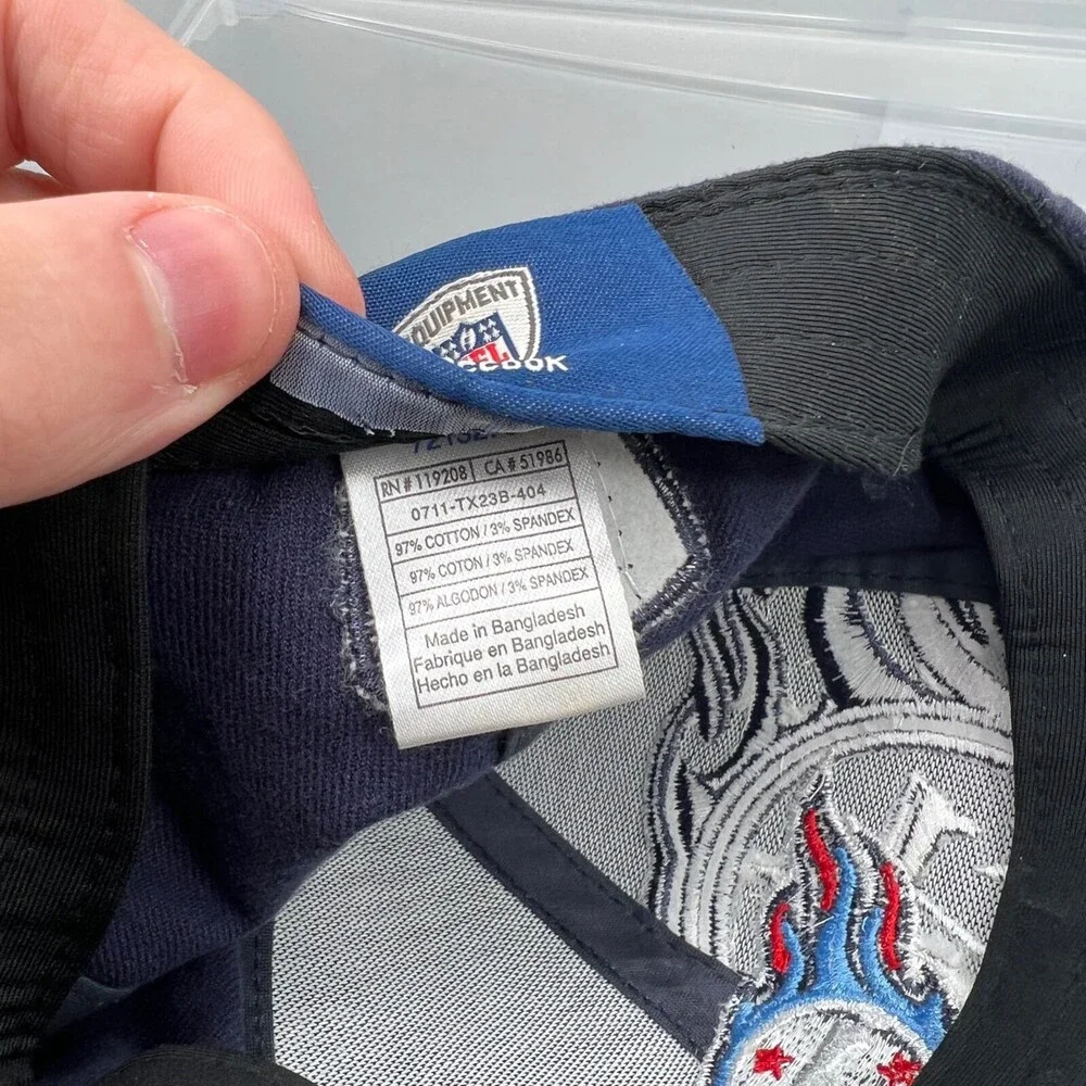 Reebok Tennessee‎ Titans Hat Boys Adjustable Blue Stretch Football NFL Cap Youth